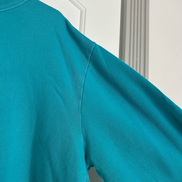 AllSaints Teal Crewneck Sweater size medium - Picture 8 of 9